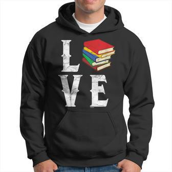 Love Reading Book Novel Lover Books Library Bookworm Reader Hoodie | Mazezy