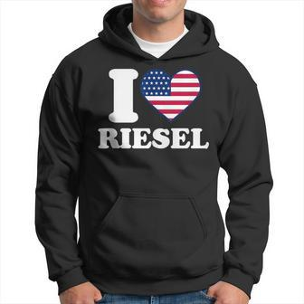I Love Riesel I Heart Riesel Hoodie | Mazezy