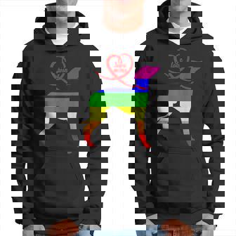 Love Wins Italian Greyhound Lgbt Pride Hoodie | Mazezy