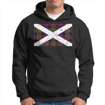 Macdonald Scottish Flag Last Name Scottish Clan Tartan Crest Funny Last Name Designs Funny Gifts Hoodie | Mazezy