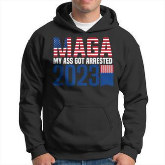 Maga My Ass Got Arrested 2023 Anti Trump Hoodie - Seseable
