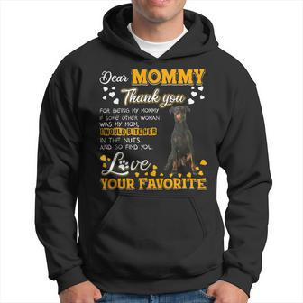 Manchester Terrier Dear Mommy Thank You For Being My Mommy Hoodie - Monsterry