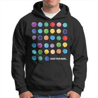 Make Your Mark Colorful Dots International Dot Day Hoodie | Mazezy UK