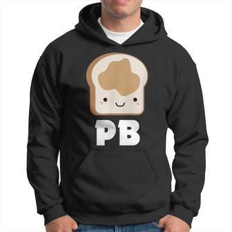 Matching Set Peanut Butter And Jelly Couples Friend Hoodie | Mazezy