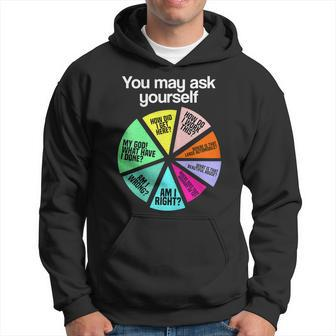 You May Ask Yourself Personal Introduction Chart Office Hoodie | Mazezy