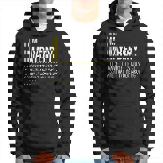 Mayberry Name Gift Im Mayberry Im Never Wrong Hoodie | Seseable UK