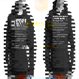 Mayberry Name Gift Mayberry Facts Hoodie | Seseable UK