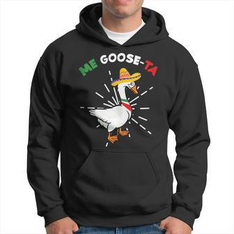 Me Goose-Ta Funny Mexican Spanish Farmer Animal Pun Costume Hoodie | Mazezy