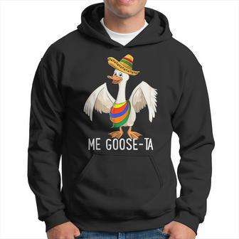 Me Goose Ta Funny Mexican Spanish Me Gusta Farmer Goose Pun Hoodie | Mazezy