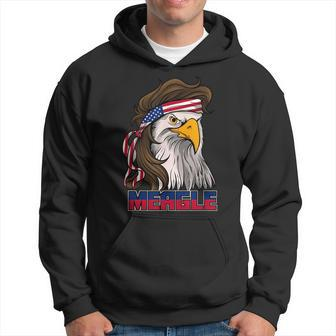Meagle American Eagle - Funny Redneck Mullet Pride Hoodie | Mazezy