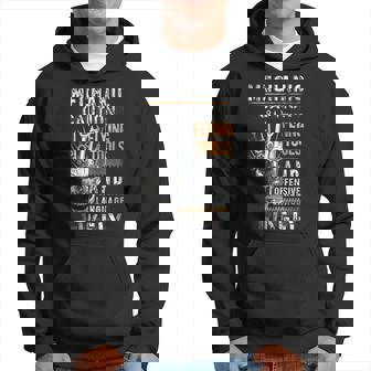 Mechanic Caution Flying Tools And Offensive Language Mechanic Funny Gifts Funny Gifts Hoodie | Mazezy