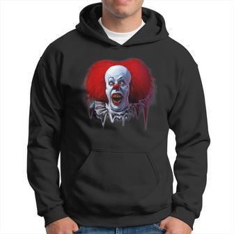Melting Clown Scary Horror Hoodie | Mazezy