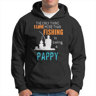 Mens More Than Love Fishing Pappy Special Grandpa Hoodie - Thegiftio UK
