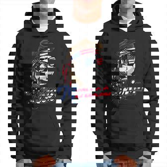 Merica Mullet Soccer Ball - Funny Redneck Mullet Pride Hoodie | Mazezy