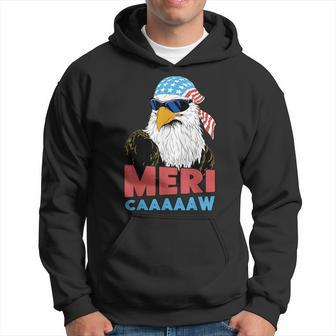 Mericaaaaaw Eagle Mullet 4Th Of July Usa American Flag Mullet Funny Gifts Hoodie | Mazezy