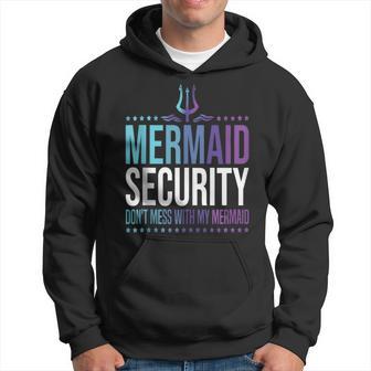 Mermaid Security Dont Mess With My Mermaid Sea Shell Hoodie - Thegiftio UK
