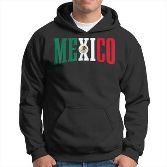 Mexico Sports Style Retro Mexican Flag Pride Hoodie - Seseable