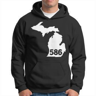 Michigan 586 Area Code Hoodie | Mazezy