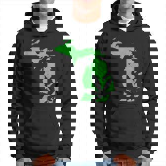 Michigan Pot Leaf 420 Marijuana Weed Hoodie | Mazezy