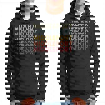 Middleport Ohio Middleport Oh Retro Vintage Text Hoodie | Mazezy