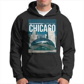 Millennium Park Bean May The Clout Be With Chicago Poster Hoodie | Mazezy