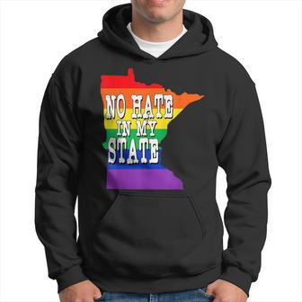 Minnesota No Hate In My State - Gay Pride Lgbt T  Hoodie