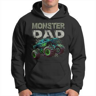 Monster Truck Dad Family Matching Monster Truck Lovers Hoodie | Mazezy