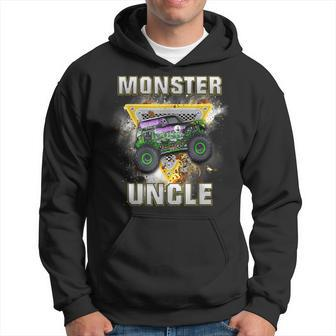 Monster Truck Are My Jam Monster Truck Uncle Hoodie - Seseable