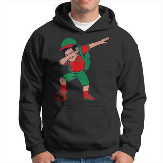 Moroccan Pride Boy Moroccan Soccer Player Ball Morocco Flag Hoodie | Mazezy CA