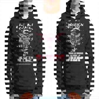 Motorcycle Biker Real Girls Ride Bikes Woman Hoodie | Mazezy