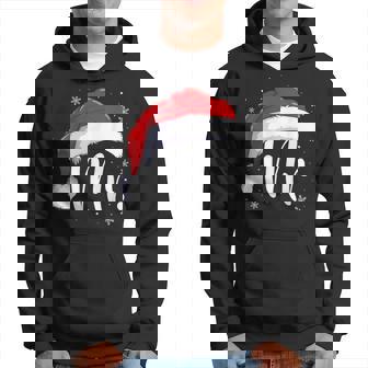 Mr Mrs Claus Christmas Couples Matching His And Her Pajamas Hoodie - Monsterry