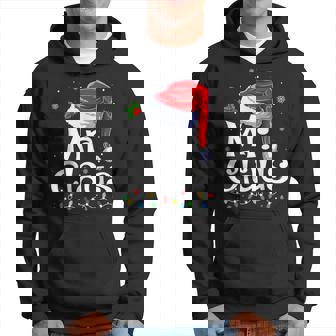 Mr And Mrs Claus Couples Matching Christmas Pajamas Santa Hoodie - Seseable