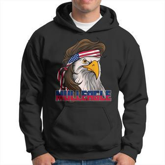 Mulleagle Eagle With A Mullet - Funny Redneck Mullet Pride Hoodie | Mazezy