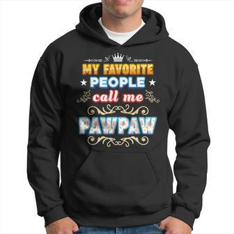 My Favorite People Call Me Pawpaw Father Day Gift Lion Crown Hoodie | Mazezy