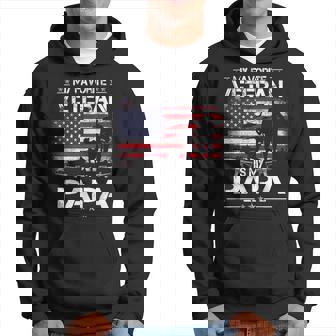 My Favorite Veteran Is My Papa Flag Father Veterans Day Hoodie | Mazezy