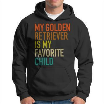 My Golden Retriever Is My Favorite Child Family Reunion Love Hoodie - Thegiftio UK