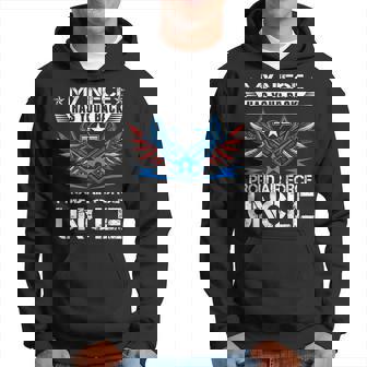 My Niece Has Your Back Proud Air Force Uncle Mens Hoodie | Mazezy
