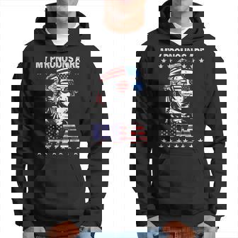 My Pronouns Are Usa Flag 4Th Of July Usa Funny Gifts Hoodie | Mazezy