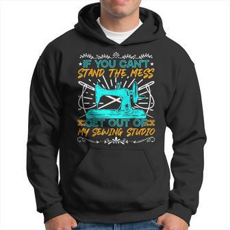 My Sewing-Studio Funny Quote Sewing Machine Fan Hoodie | Mazezy
