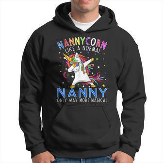 Nannycorn Like A Normal Nanny Only Way More Magical Gift For Women Hoodie - Thegiftio UK