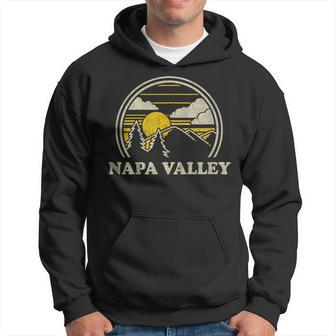 Napa Valley California Ca T Vintage Hiking Mountains Hoodie | Mazezy