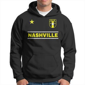 Nashville Tennessee 615 Star Designer Badge Edition Hoodie - Seseable