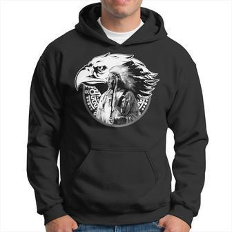 Native American Chief Eagle Native American Lovers Hoodie | Mazezy