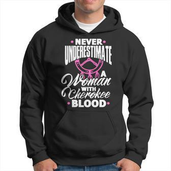 Native American Never Underestimate A Woman Native American Funny Gifts Hoodie | Mazezy