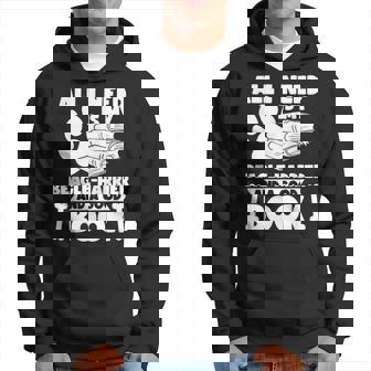 All I Need Is My Beagle-Harrier And A Good Book Hoodie | Mazezy