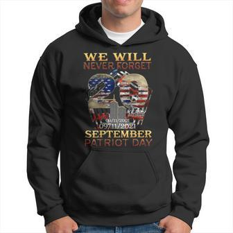 Never Forget Day Memorial 20Th Anniversary 911 Patriotic Hoodie | Mazezy