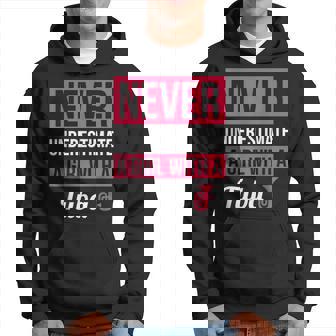 Never Underestimate A Girl With A Tuba T Tuba Gift Hoodie | Mazezy