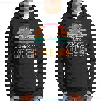 Never Underestimate A Little Fish Piranha Fishkeeping Hoodie - Seseable