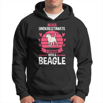 Never Underestimate A Woman With A Beagle Hoodie - Seseable