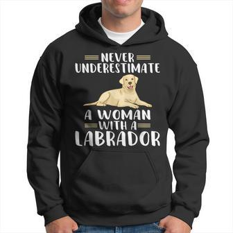 Never Underestimate A Woman With A Labrador Hoodie - Seseable